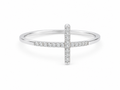Cross Diamond Ring